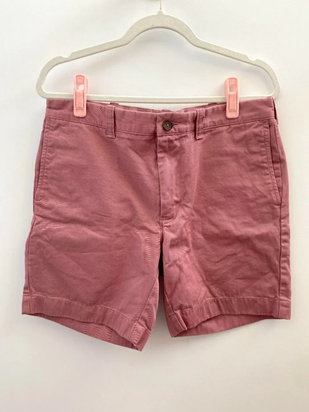 J. Crew Mauve Reade Chino Shorts Size 32